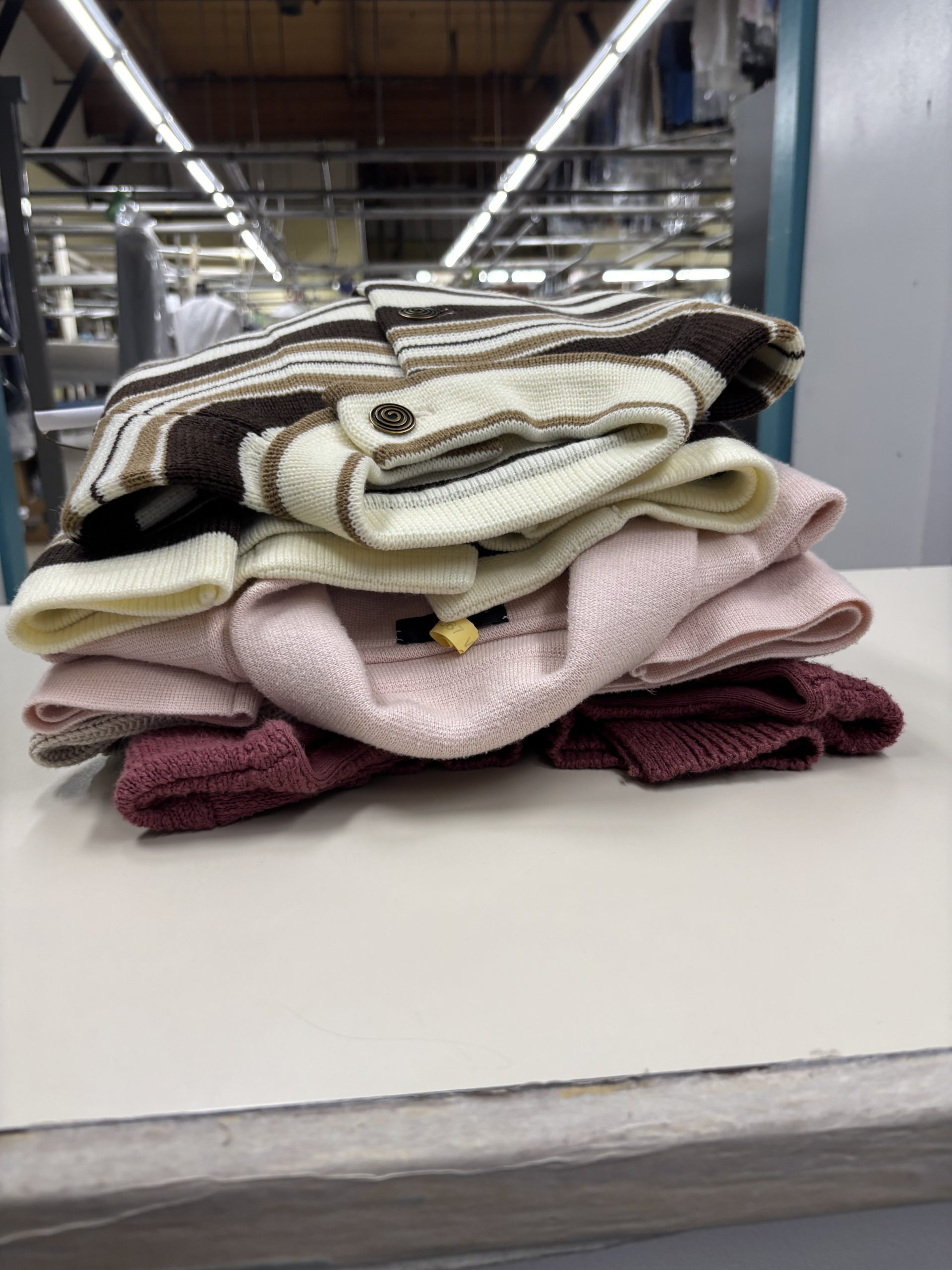 Pressing and finishing